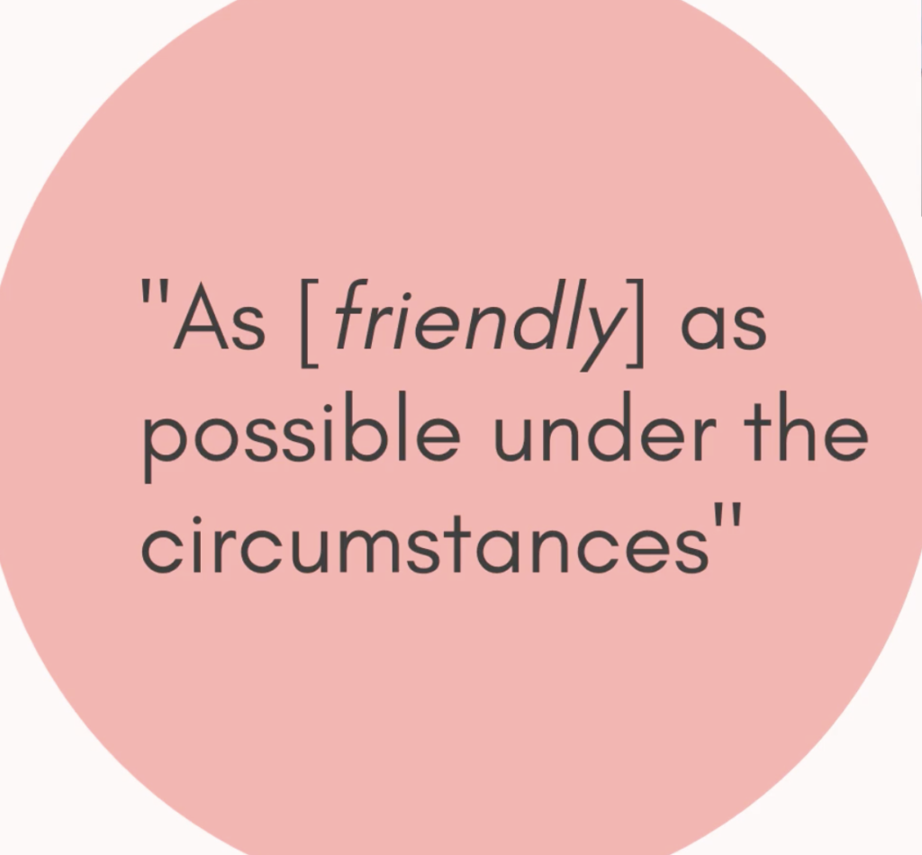 a quote inset a pink circle